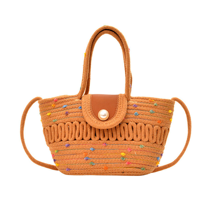 WoCharming Woven Mini Tote Bag Kalsten
