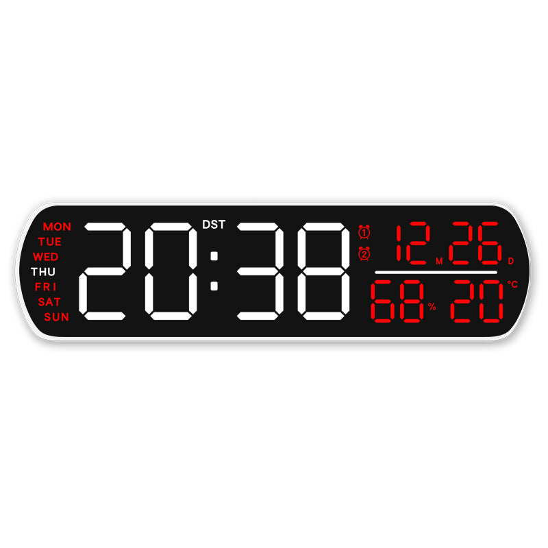 Digital wall clock with temperature and hygrometer display Kalsten