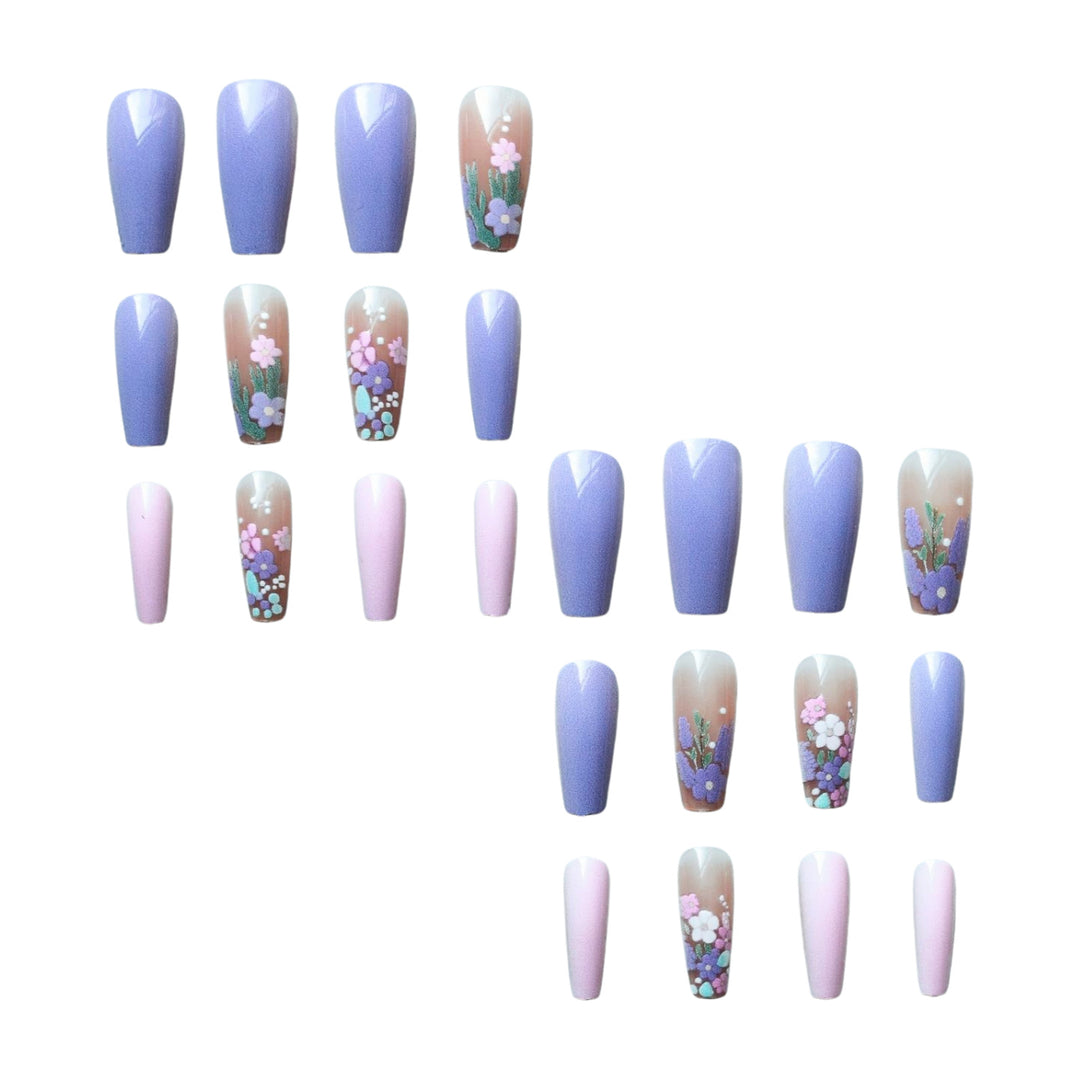 Artistic Floral Nail Design Set