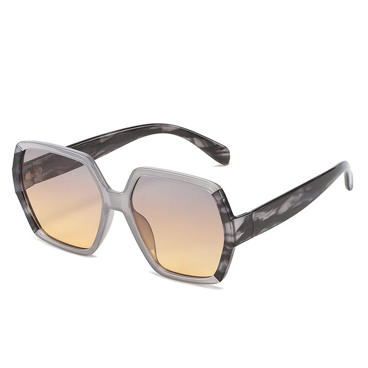 Women's stylish oversized sunglasses with elegant square frame Kalsten