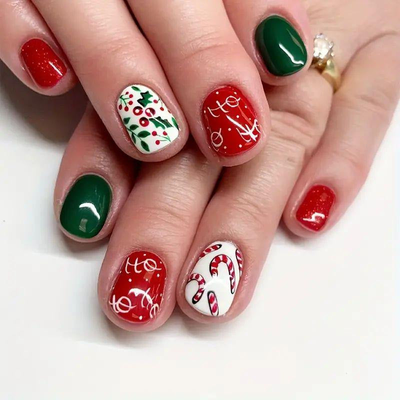 Artistic Winter-Themed Nail Art Kalsten