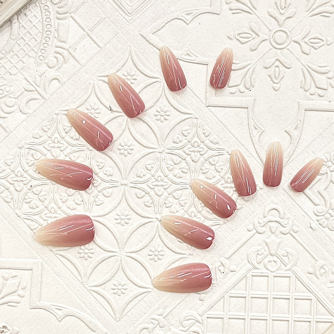 Elegant Ombre Press-On Nails Kalsten