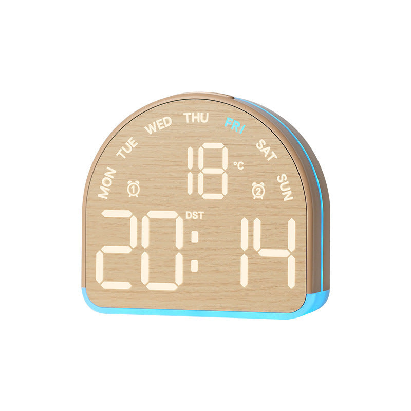 Digital alarm clock with temperature sensor and date display Kalsten