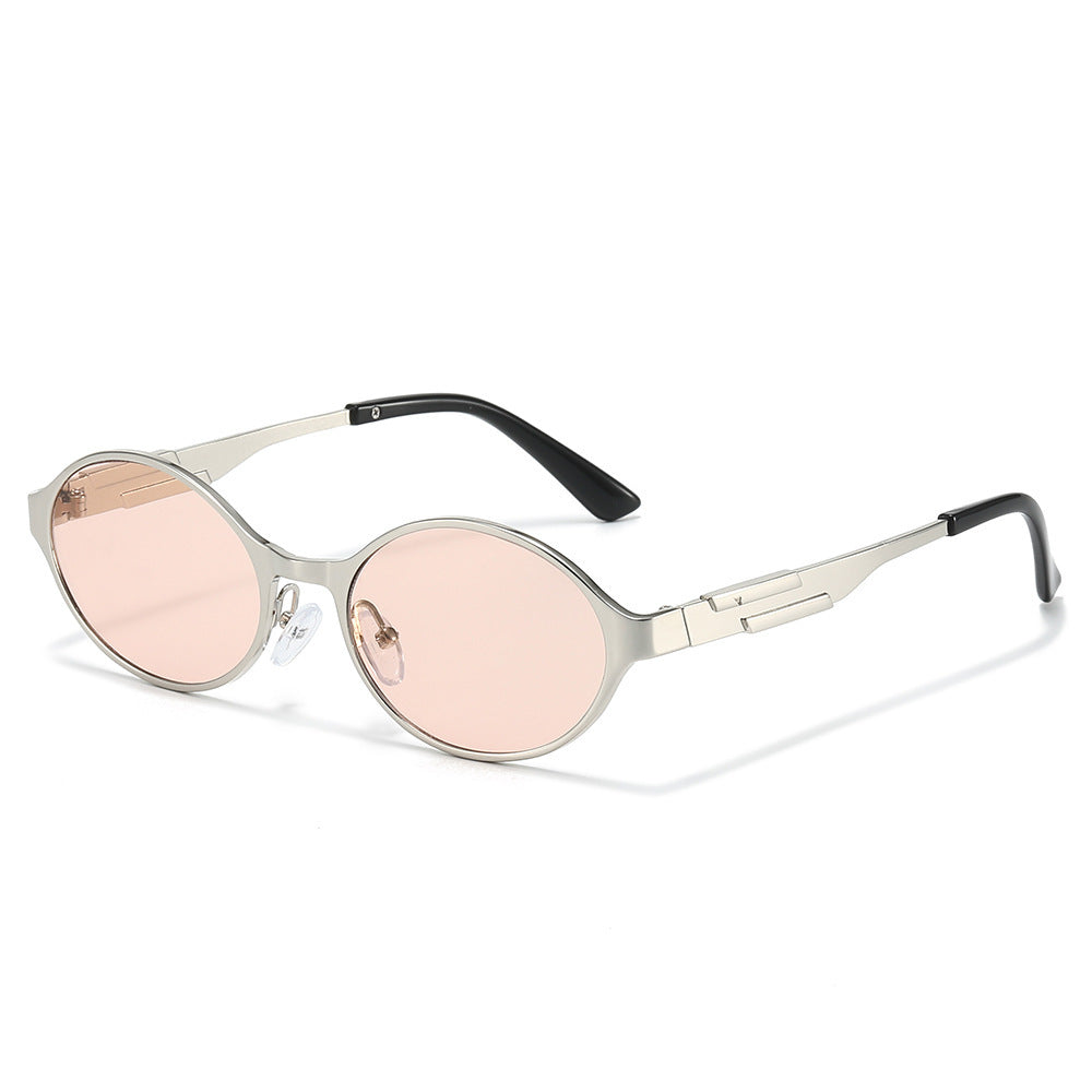 Unique Oval Frame Sunglasses Kalsten