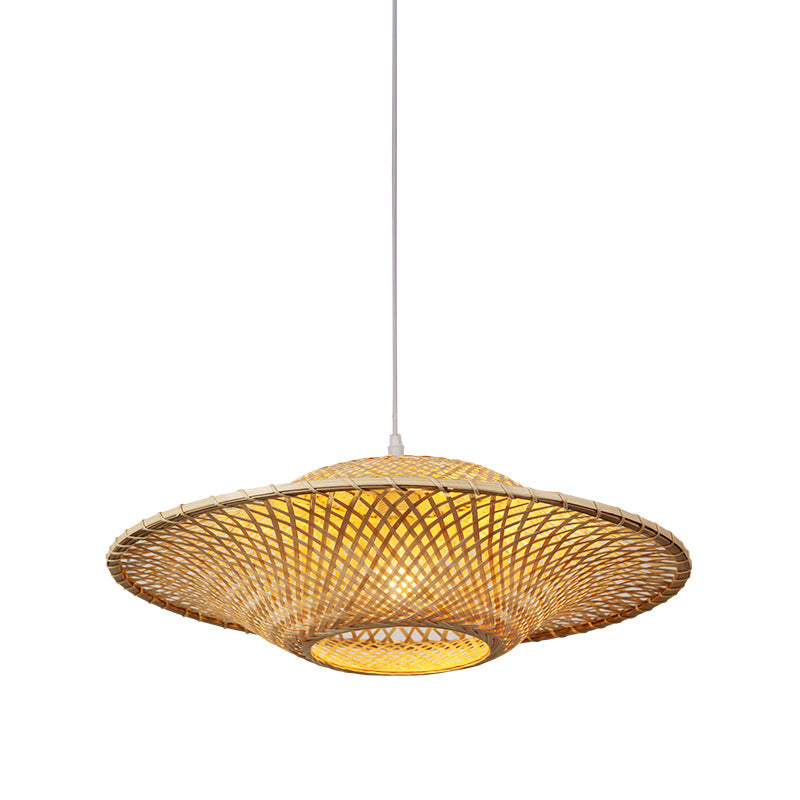 Woven Bamboo Ceiling Lamp