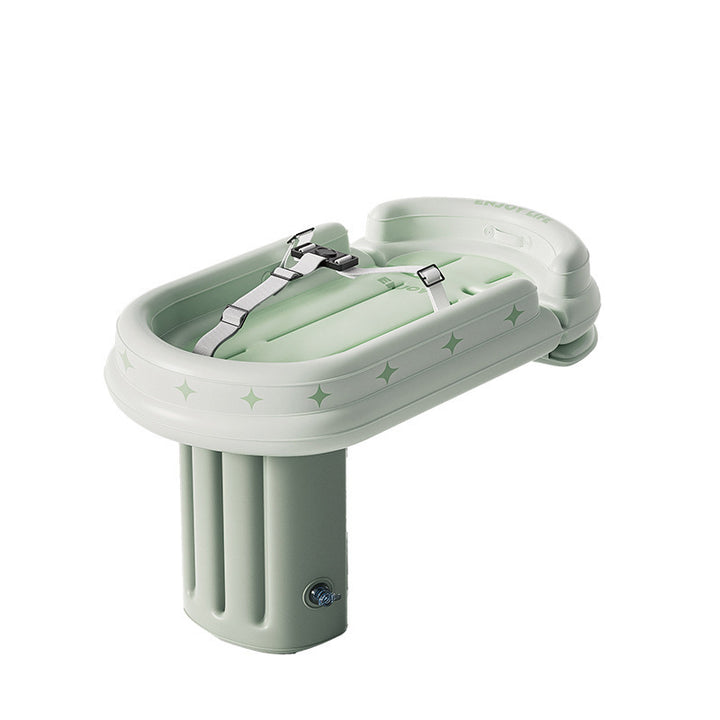 Women Inflatable Baby Bathtub with Safety Belts Kalsten