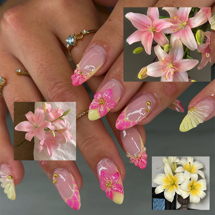 Premium Decorative Gel Nail Tips Kalsten