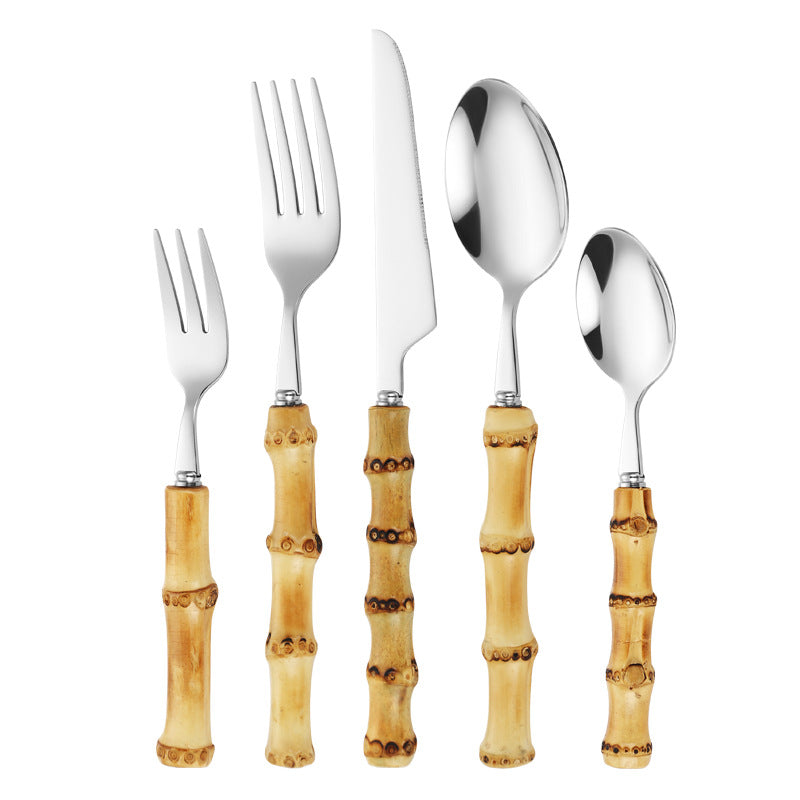 Bamboo Handle Salad Fork Kalsten