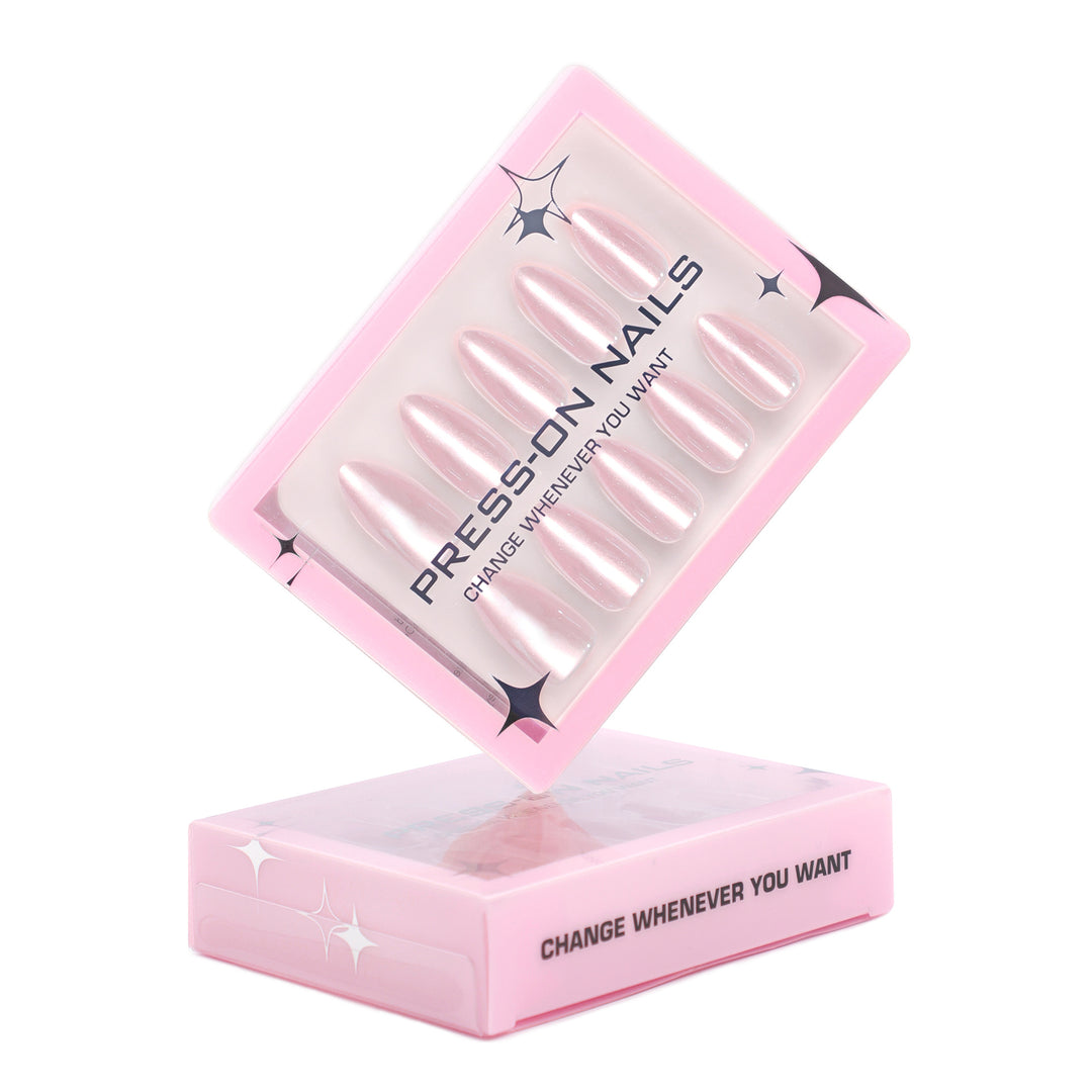 Artificial Press-On Nails with Elegant Tip Accent Kalsten