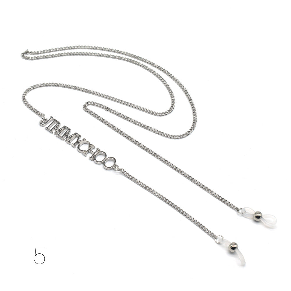 Adjustable Silver Eyewear Chain Kalsten