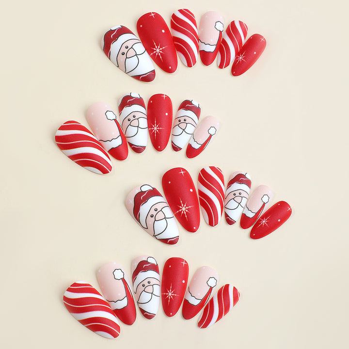 Art nail set with festive Christmas design Kalsten