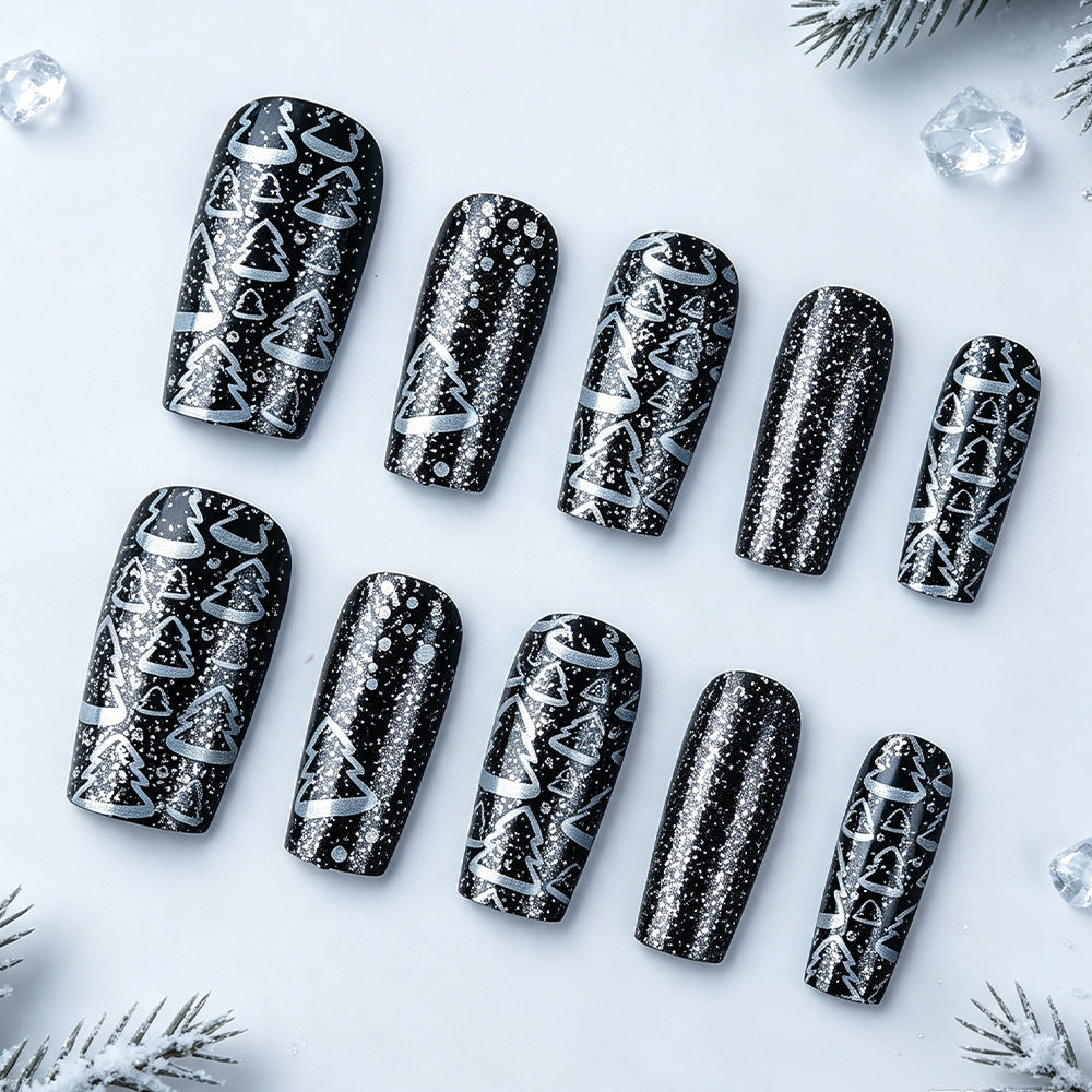 Artistic Glossy Press-On Nails Kalsten