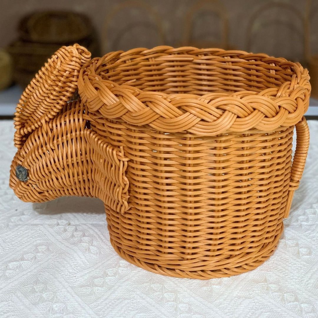 Decorative Woven Duck-Shaped Basket Kalsten