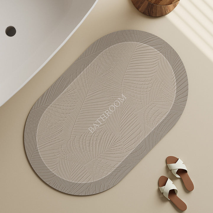 Elegant Floral Bath Mat Kalsten
