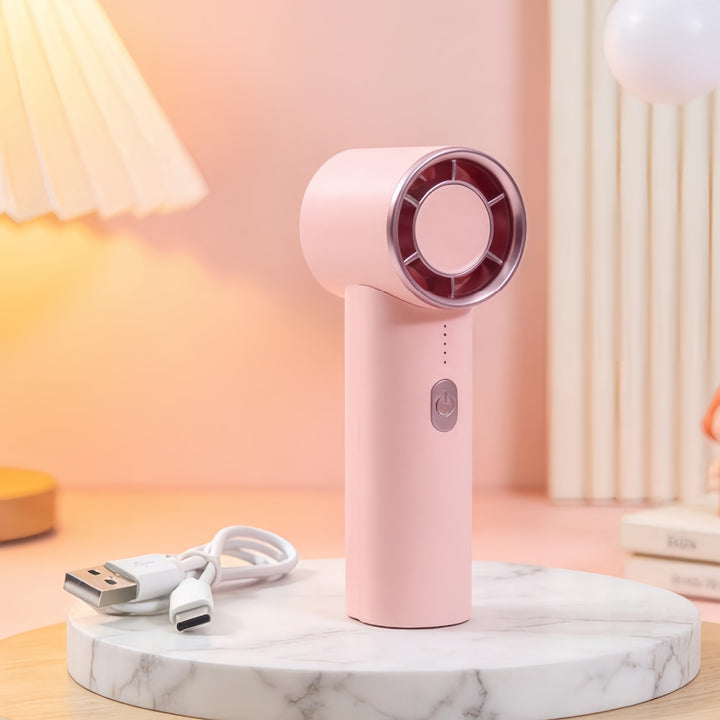Women Portable Mini Hand Fan with USB Charging Function and Powerful Air Circulation Kalsten