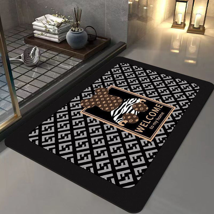Luxury Abstract Design Bath Mat