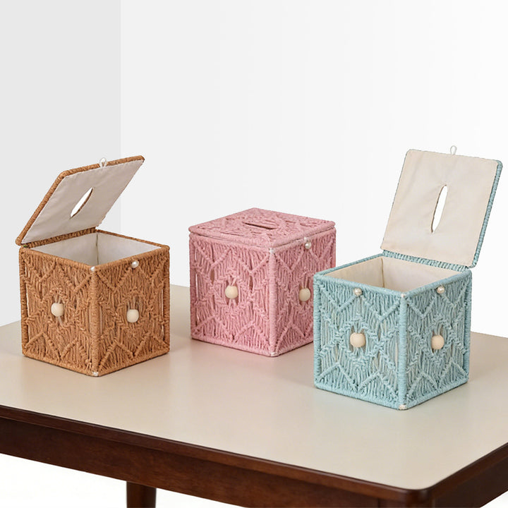 Macrame Storage Box Kalsten
