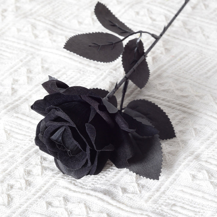 Realistic Silk Rose Decoration