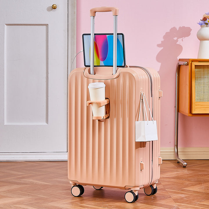 Functional Tech-Integrated Rolling Suitcase Kalsten
