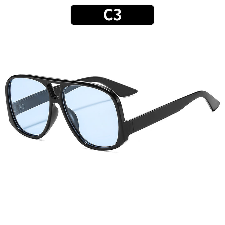 Oversized Fashion-Forward Square Sunglasses
