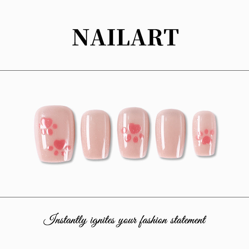 Decorative Crystal-Embellished Press-On Nails Kalsten