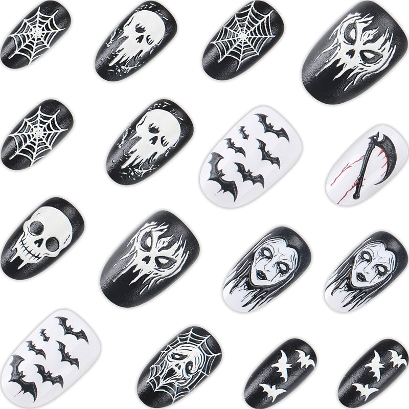 Halloween-Themed Nail Art Press-On Set Kalsten