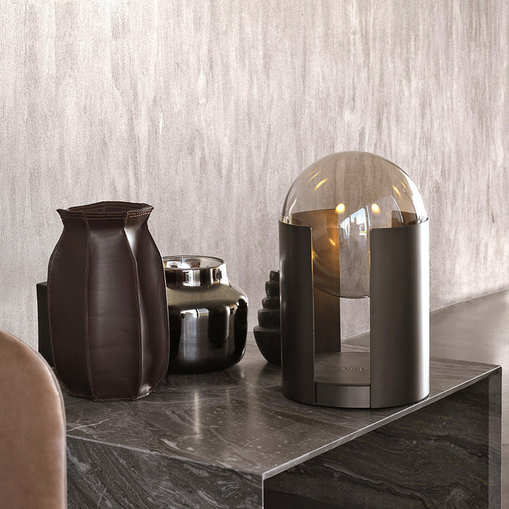 Artistic Glass Table Lamp with Modern Design