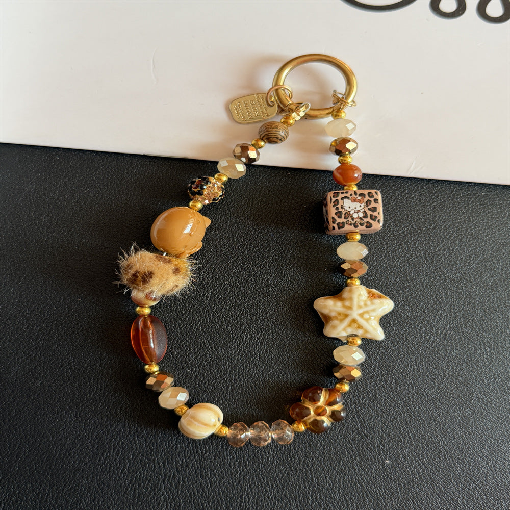 Decorative Beaded Charm Keychain Kalsten 1790135438