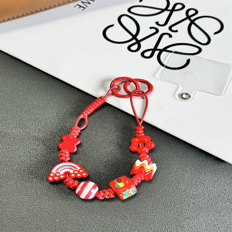 Playful Themed Bead Keychain Kalsten