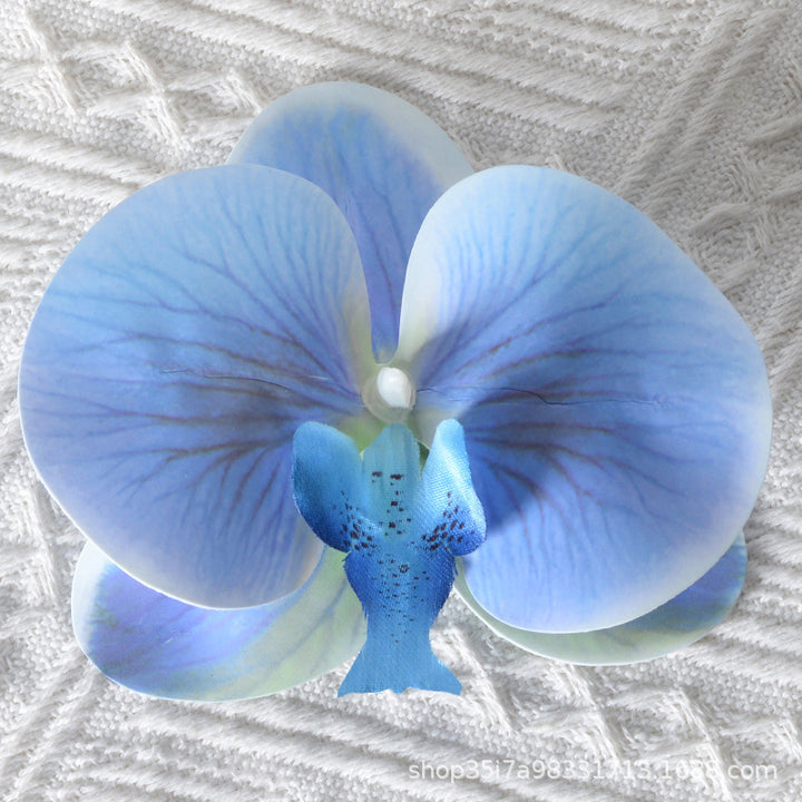 Artificial Orchid Hair Clip