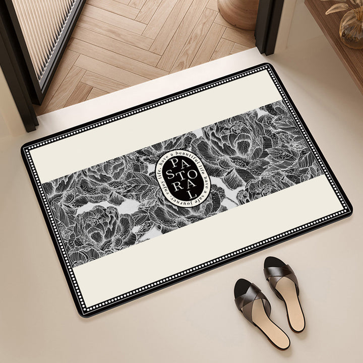 Decorative Motivational Bath Mat Kalsten
