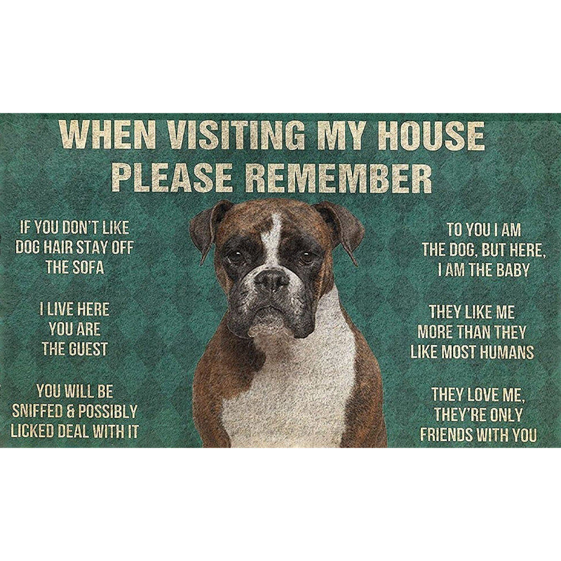 Fun Dog-Themed Door Mat Kalsten