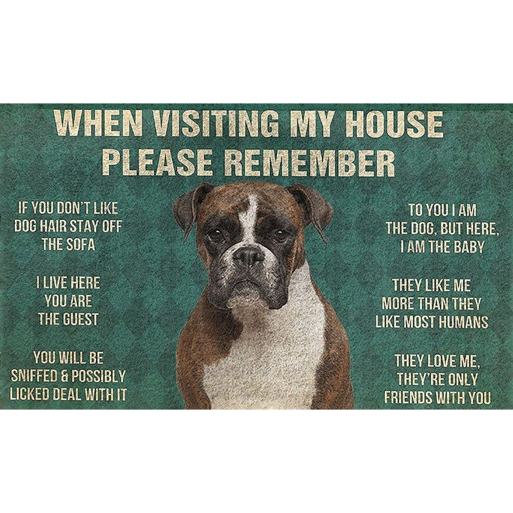 Fun Dog-Themed Door Mat Kalsten
