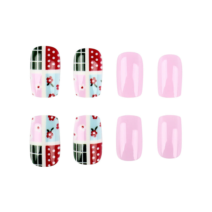 Artistic Patchwork Nail Art Kalsten
