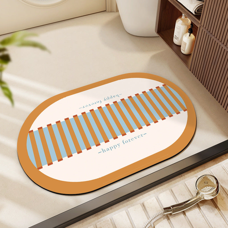 Cheerful Decorative Entrance Mat Kalsten