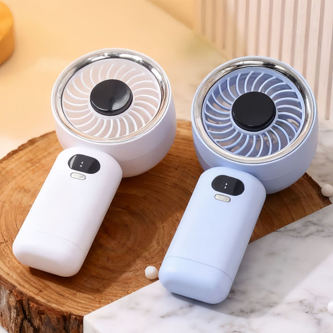 Portable Mini Handheld Fan with Digital Speed Display Kalsten