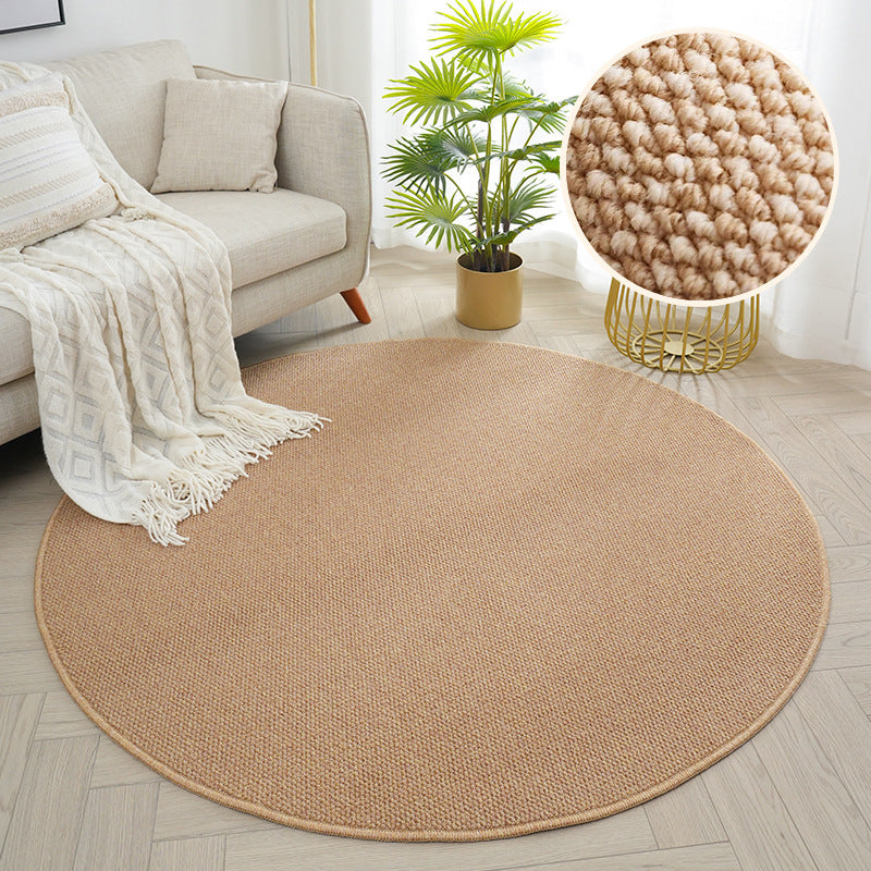 Round Textured Area Rug Kalsten