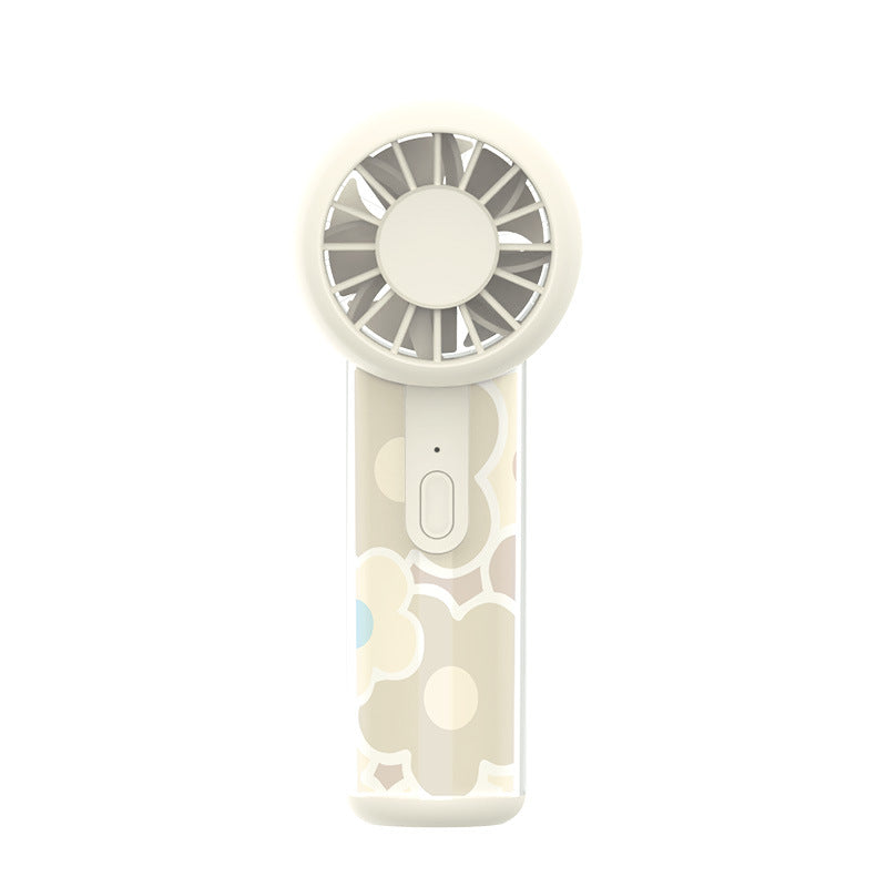 Unisex nano compact portable handheld fan rechargeable via USB with quiet operation and ergonomic grip Kalsten