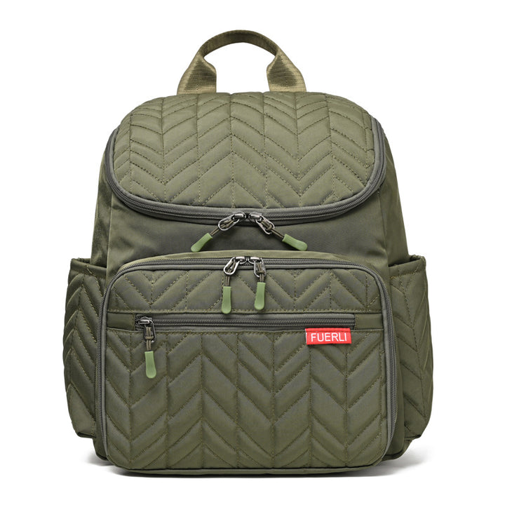 Elegant Quilted Multi-Compartment Backpack Kalsten