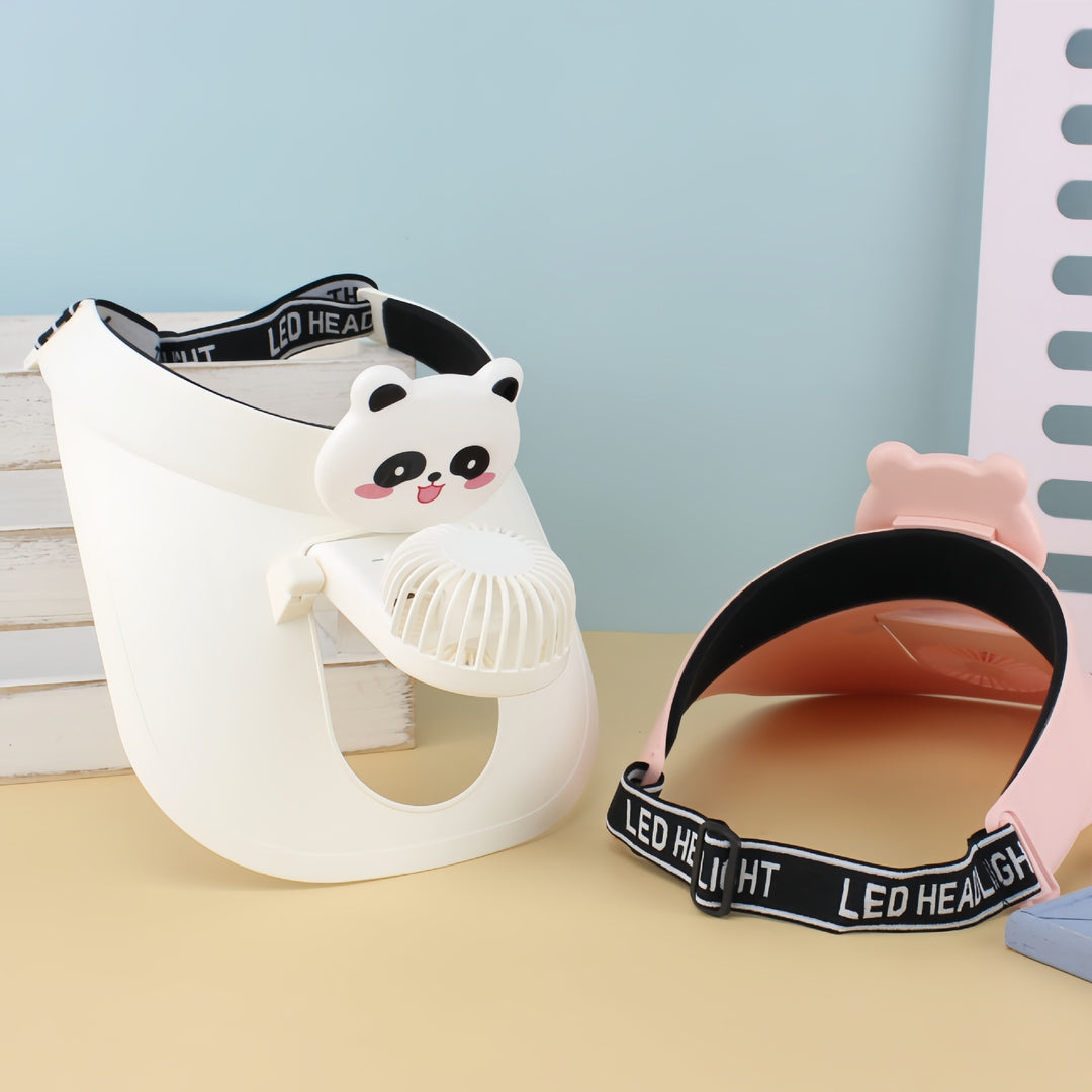 Women's Portable Neck Fan with Cute Bear Design Kalsten