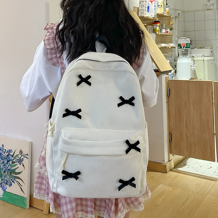Backpack with Playful Ribbon Design Kalsten