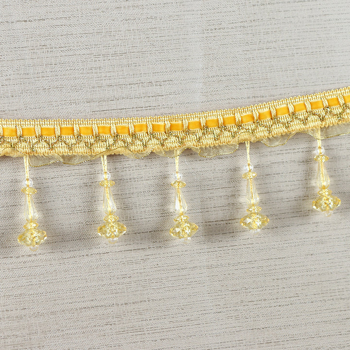 Decorative lace trim with pearls Kalsten