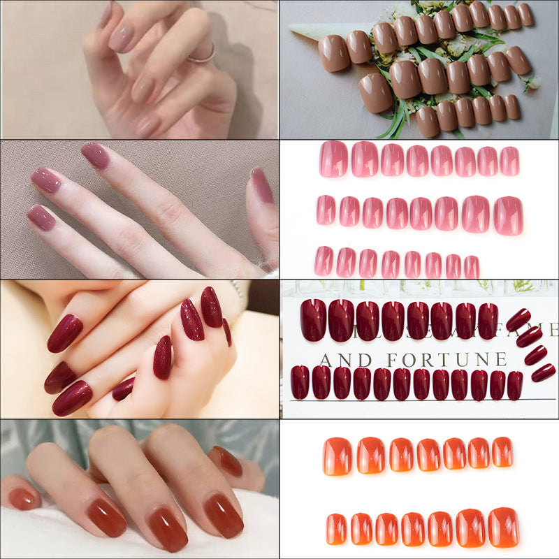 Glossy Press-On Nail Set Kalsten 1790727558