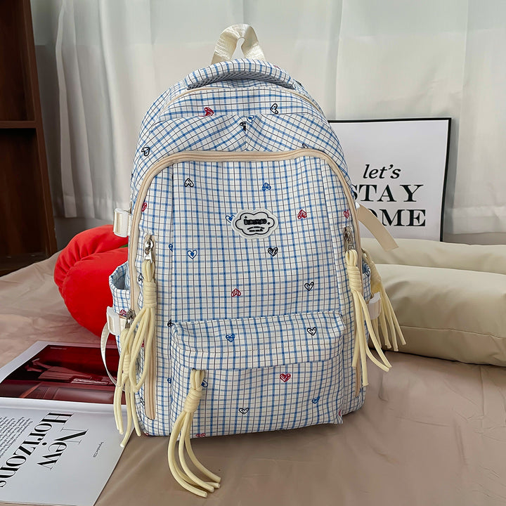 Cute Multi-Pocket Printed Backpack Kalsten