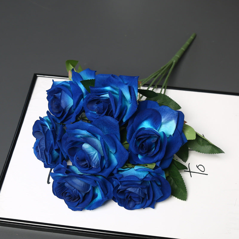 Decorative Faux Rose Bouquet for Home Decor