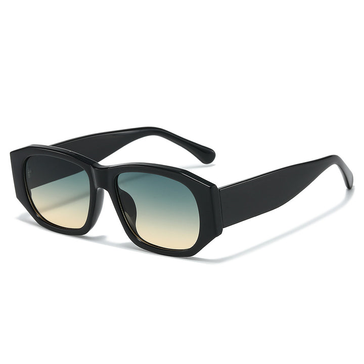 Oversized Geometric Sunglasses with Gradient Lenses Kalsten