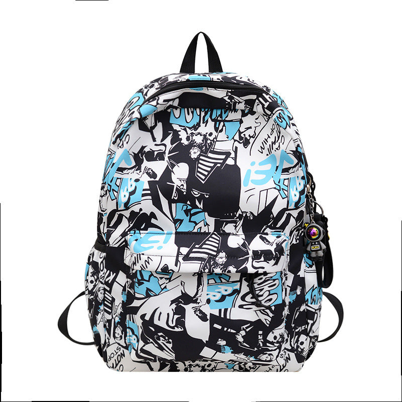 Artistic Graphic Print Backpack Kalsten