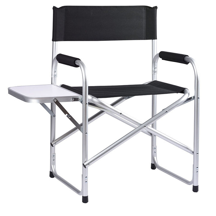 Comfortable Folding Chair With Side Shelf Kalsten