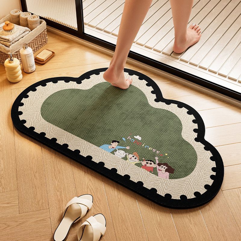 Decorative Cartoon Cloud-Shaped Area Rug