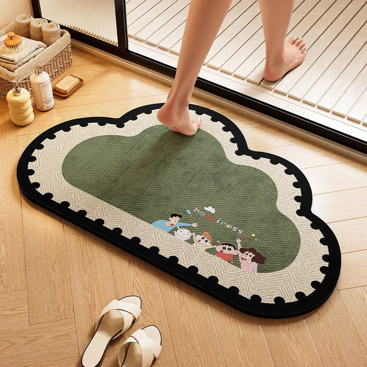 Decorative Cartoon Cloud-Shaped Area Rug